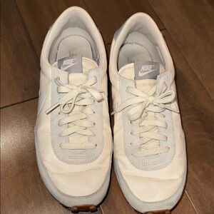 Nike Cream and White Sneakers